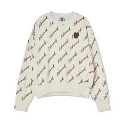 Áo Dài Tay LifeWork Sweatshirt Monogram LW233MT705 Màu Trắng Kem