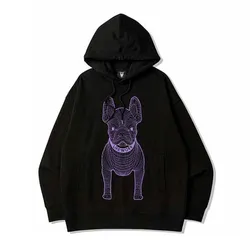 Áo Hoodie LifeWork Big Ladok Hoodie LW235HD990 Màu Đen Tím Size S
