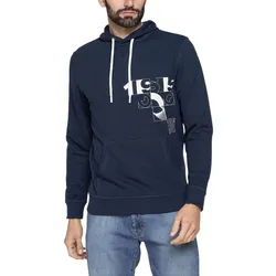 Áo Hoodie Nam Carrera Jeans Lightweight With Kangaroo Pocket 835A0043A_40K Màu Xanh Navy Size L