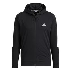 Áo Khoác Nam Adidas Fabric Mix Long Sleeve Full Zip Hoodie HA3283 Màu Đen
