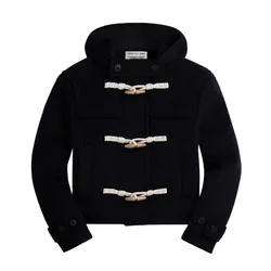 Áo Khoác Nữ WHOAU Overfit Wool Coat WHJWD4T18F Màu Xanh Navy