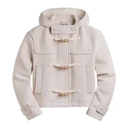 Áo Khoác Nữ WHOAU Overfit Wool Coat WHJWD4T18F Màu Kem