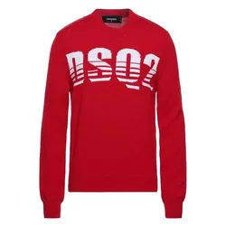 Áo Len DSquared2 Logo DSQ2 Sweaters Màu Đỏ Size M