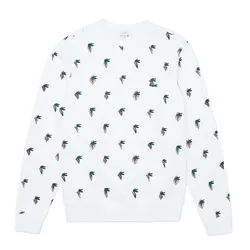 Áo Nỉ Sweater Nam Lacoste Jean-Michel Tixier Print Sweatshirt SH0406 51 001 PA03 Màu Trắng M