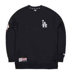 Áo Nỉ Sweater New Era x MLB LA Dodgers Logo 13546468 Màu Đen Size S