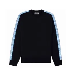 Áo Nỉ Versace Jeans Sweatshirts In Black Màu Đen Size S