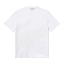 Áo Phông Nam Lacoste Men's Crocodile Print Crew Neck Cotton Lounge T-Shirt TH1292 001 Màu Trắng Size M