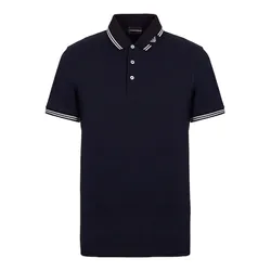 Áo Polo Nam Emporio Armani Short Sleeve Polo Shirt Màu Xanh Navy Size XS