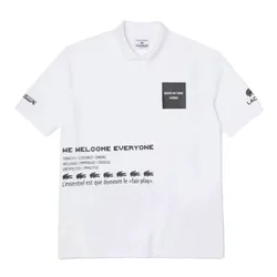 Áo Polo Nam Lacoste Adventure Mode Shirt PH381651001 PC03 Màu Trắng Size M