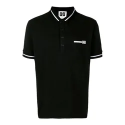 Áo Polo Nam Les Hommes Polo Shirt URG830P Màu Đen Size S