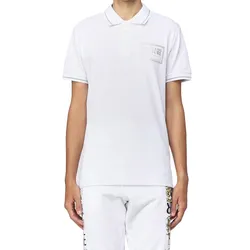 Áo Polo Nam Versace Jeans Couture Polo Shirt 73GAGT03 Màu Trắng Size S