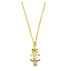 Dây Chuyền Nữ Chanel CC Necklace ABB330 B13556 NQ114 GP Gold Metal Màu Vàng