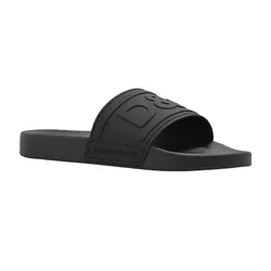 Dép Nam Dolce & Gabbana D&G Rubber Slides CS2072 Màu Đen Size 40