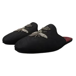 Dép Sục Nam Dolce & Gabbana D&G Slipper Ong CP2603 Màu Đen Đỏ Size 8