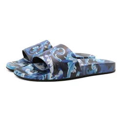 Dép Versace Blue Baroccoflage Slides Màu Xanh Size 41