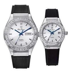 Đồng Hồ Đôi Olym Pianus Watch OP990-45DGS-GL-T Và OP990-45DLS-GL-T Màu Đen