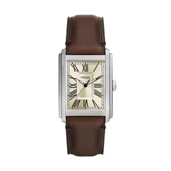 Đồng Hồ Nam Fossil Carraway Dây Da FS6012 Màu Nâu