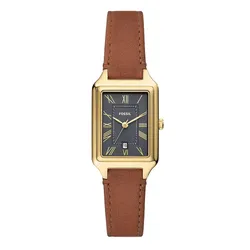 Đồng Hồ Nữ Fossil Raquel Dây Da ES5303 Màu Nâu