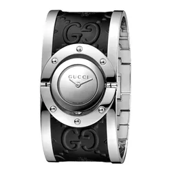 Đồng Hồ Nữ Gucci Twirl Silver Dial Ladies Watch YA112441 Màu Đen Bạc