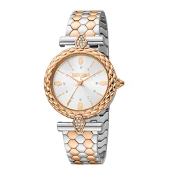 Đồng Hồ Nữ Just Cavalli Quartz Watch JC1L213M0105 Màu Bạc/Vàng Hồng 