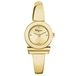 Đồng Hồ Nữ Salvatore Ferragamo Quartz  Watch FQ5100017 Màu Vàng Gold 