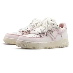 Giày Sneaker Unisex Cat & Sofa AC205 White Pink Màu Trắng Hồng Size 37