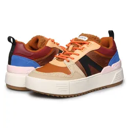 Giày Thể Thao Lacoste L002 Winter Leather Outdoor Shoes 44SFA0022 Màu Nâu