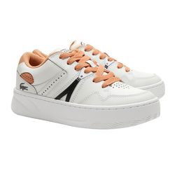 Giày Thể Thao Lacoste L005 Leather Trainers 44SFA0048 291 Màu Trắng Phối Cam Size 38