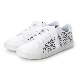 Giày Thể Thao Nam Tommy Hilfiger Iconic Court Repeat Graphic Màu Trắng