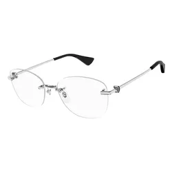 Kính Mắt Cận Cartier Glasses CT0414O 002 Màu Bạc