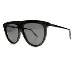 Kính Mát Nữ Gucci Grey Browline Ladies Sunglasses GG0732S 001 Màu Xám Đen