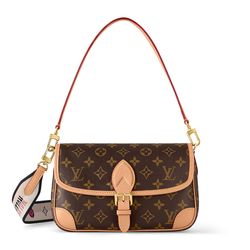 Túi Đeo Chéo Nữ Louis Vuitton LV Diane M45985 Màu Nâu