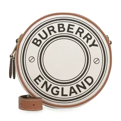 Túi Đeo Chéo Nữ Burberry Mini Louise Logo Print Crossbody Bag 8027602 Màu Trắng Kem