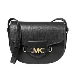 Túi Đeo Chéo Nữ Michael Kors MK Reed Small Pebbled Leather Crossbody Bag 35F3G6RC1T Màu Đen 