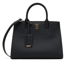 Túi Tote Nữ Burberry Women Mini Leather Frances Bag Black Màu Đen