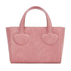Túi Xách Tay Nữ Find Kapoor Heart Tote Bag 18 Crinkled  Pink Màu Hồng