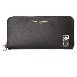 Ví Nữ Karl Lagerfeld Paris Maybelle Women's Zip Wallet LH9QU5AV 2BU Màu Đen