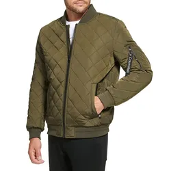 Áo Bomber Nam Calvin Klein CK Jacket CM008986 - OVN Màu Xanh Olive Size S