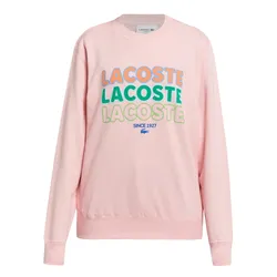 Áo Nỉ Sweater Nữ Lacoste Roze Màu Hồng