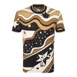 Áo Phông Nam Dolce & Gabbana D&G With Star And Comet Print Tshirt G8KV9T Phối Màu Size 46