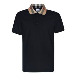 Áo Polo Nam Burberry Black Cody Cotton Polo Shirt 8071620 A1189 Màu Đen Size M