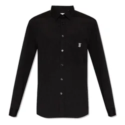 Áo Sơ Mi Nam Burberry Chappel 8057473 A1189 Black Màu Đen