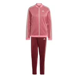 Bộ Thể Thao Nữ Adidas Essentials 3-Stripes Track Suit HR4910 Màu Hồng Đỏ Size 2XS