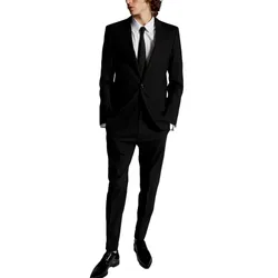 Bộ Vest Nam Dsquared2 Men's Suit S74FT0181 Màu Đen Size 46