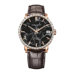 Đồng Hồ Nam Agelocer Automatic Mechanical Watch 5902F2 Màu Nâu 