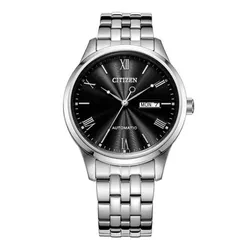 Đồng Hồ Nam Citizen Automatic NH7501-85H Màu Bạc Đen