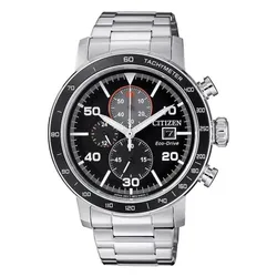 Đồng Hồ Nam Citizen Eco-Drive Chronograph CA0641-83E Màu Đen Bạc