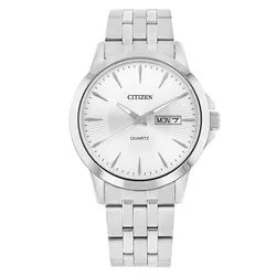 Đồng Hồ Nam Citizen Men's Watch Quartz Stainless Steel DZ5000-58A  Màu Bạc 