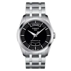 Đồng Hồ Nam Tissot Automatic Couturier DayDate Black- T035.407.11.051.01 Màu Đen Bạc