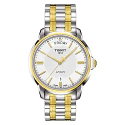 Đồng Hồ Nam Tissot Automatic III Day Date T065.930.22.031.00 Màu Trắng Bạc